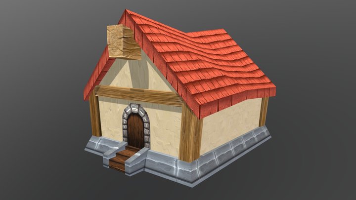 Casa Lowpoly / House Lowpoly 3D Model