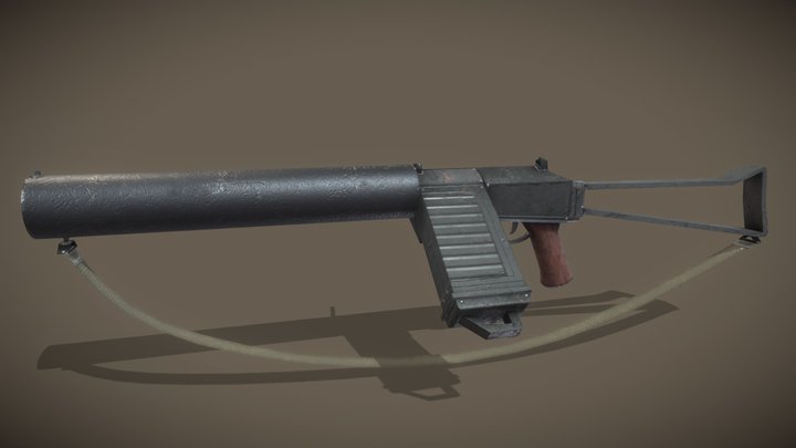 Makeshift Shotgun rigged 3D Model