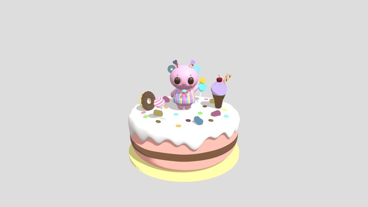 Candy Shake 3D Model