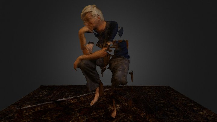 The Thinker 3D Model