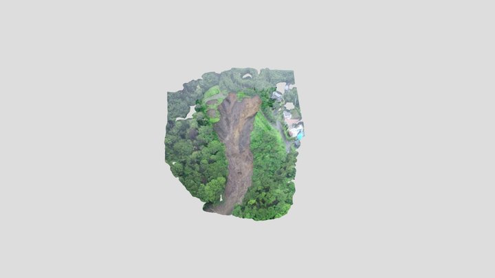 Atami Izusan Landslide 20210703 3D Model