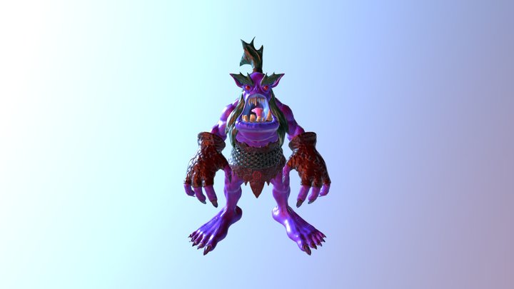 Ghoul texture 3D Model
