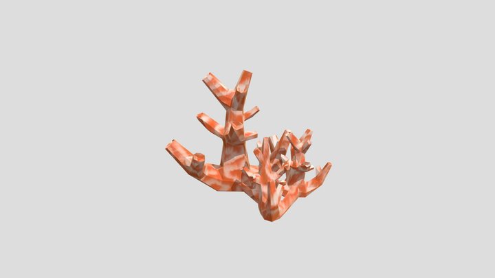 Simple coral for a VR game 3D Model