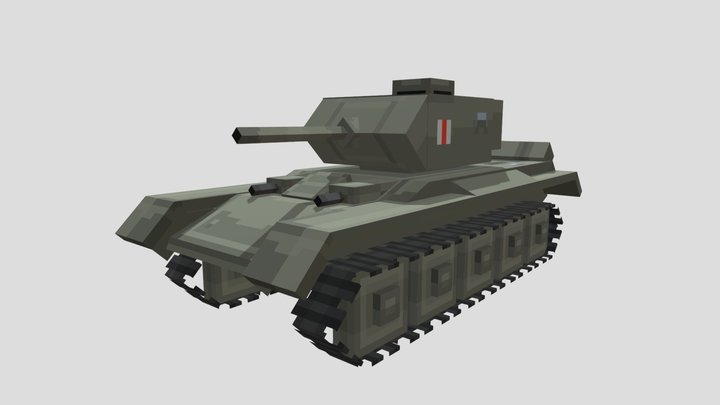 Mk1 LowPoly 3D Model