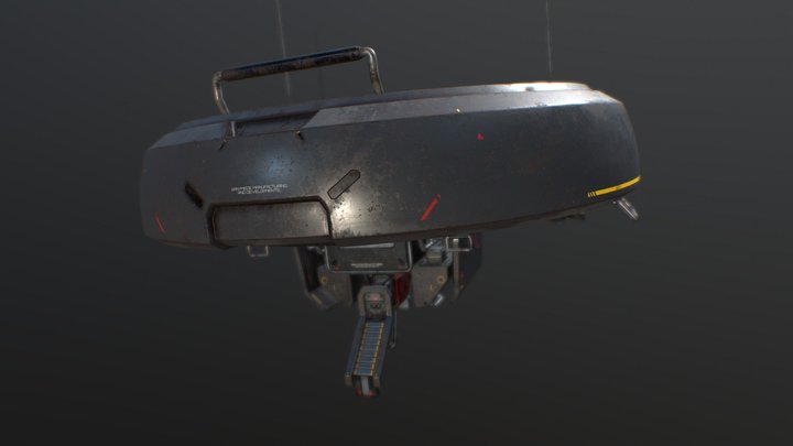 Patrol Drone 3D Model