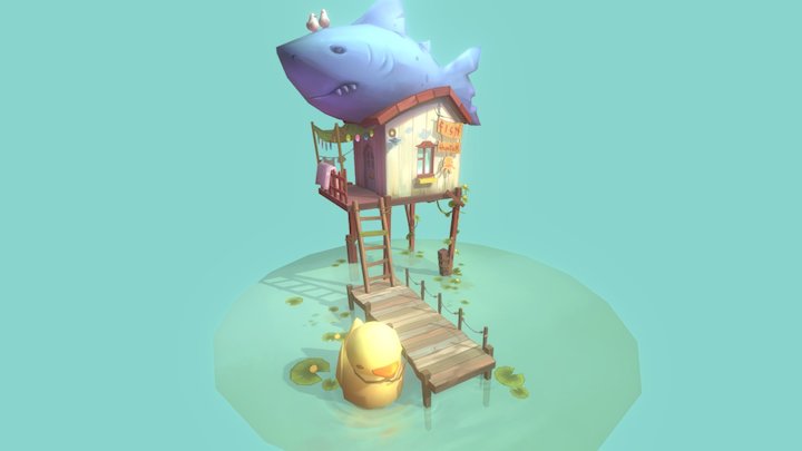 Hunter_House 3D Model
