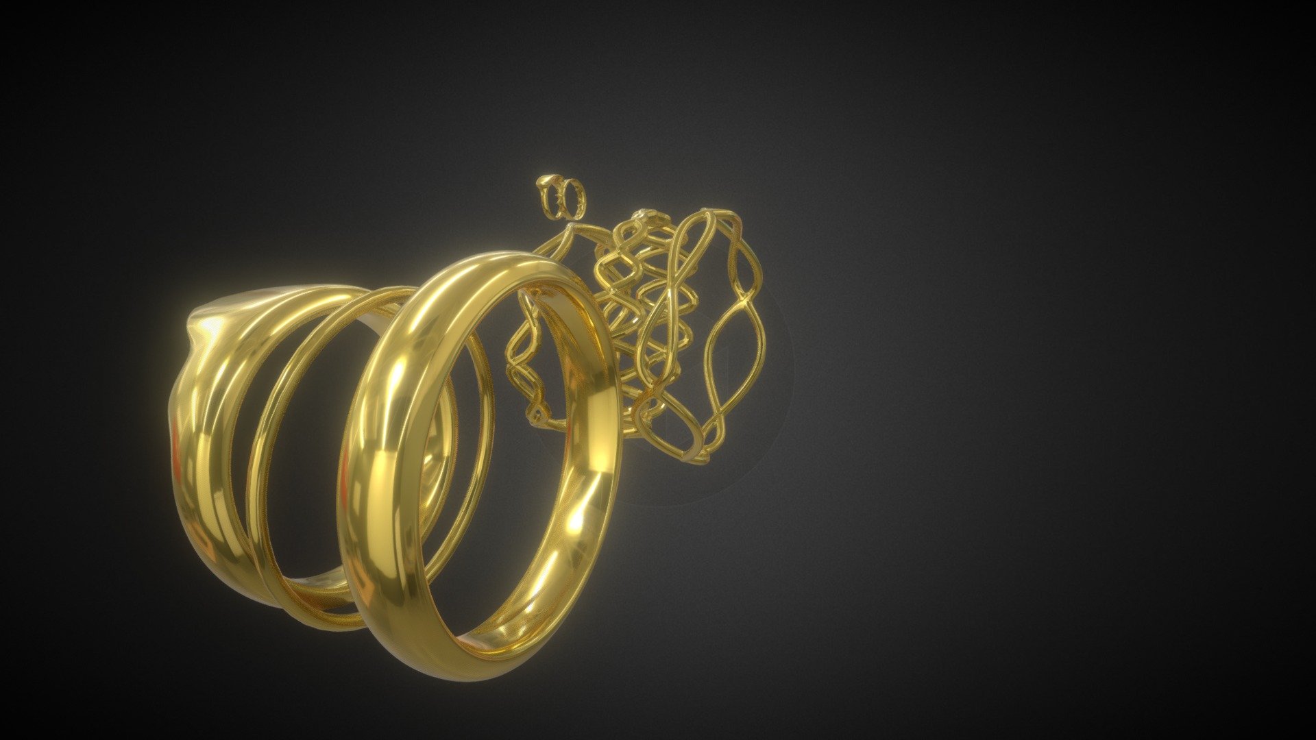 Simple Rings Collections - Download Free 3D model by Mostafa Ebrahim ...