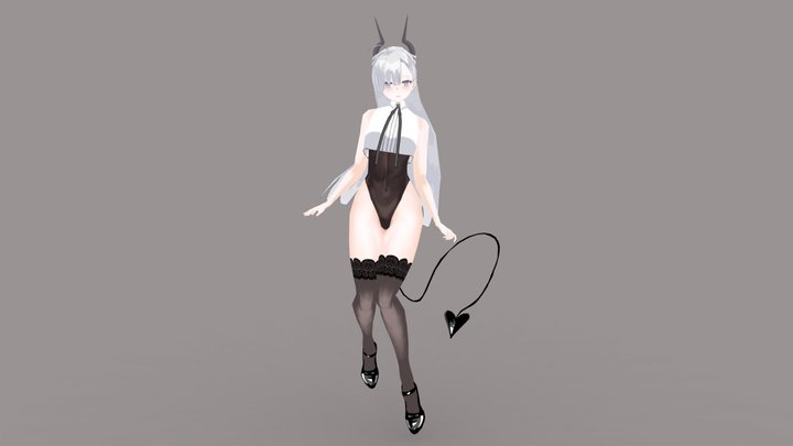 Nekojira 3D Fanart Model 3D Model