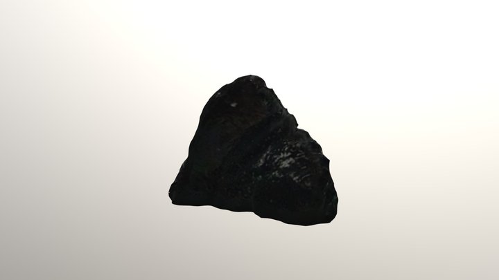 Obsidian Rock Take two 3D Model