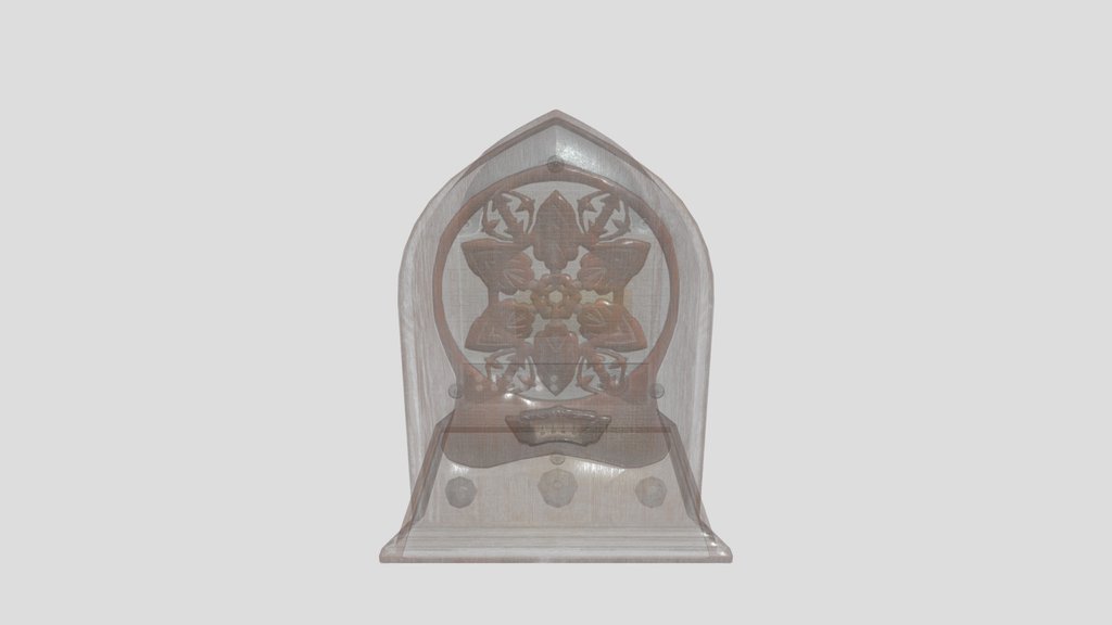 1930s Cathedral Tabletop Radio