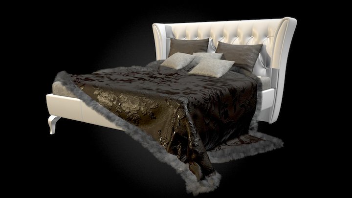 Stilema "Clarisse" bed 3D Model