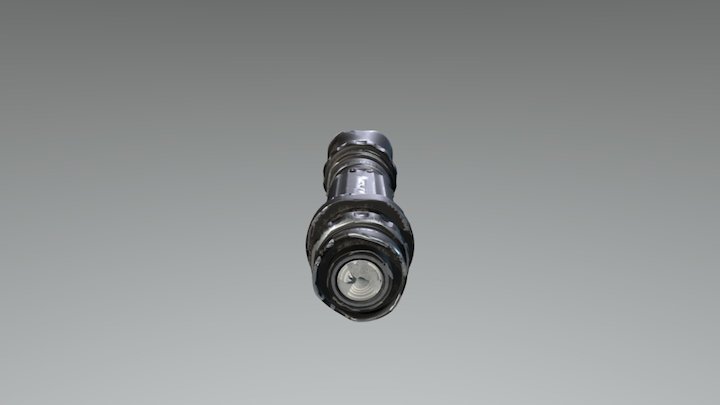 Flashlight Textured 3D Model