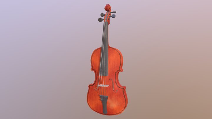 Violin - Final Pass 3D Model