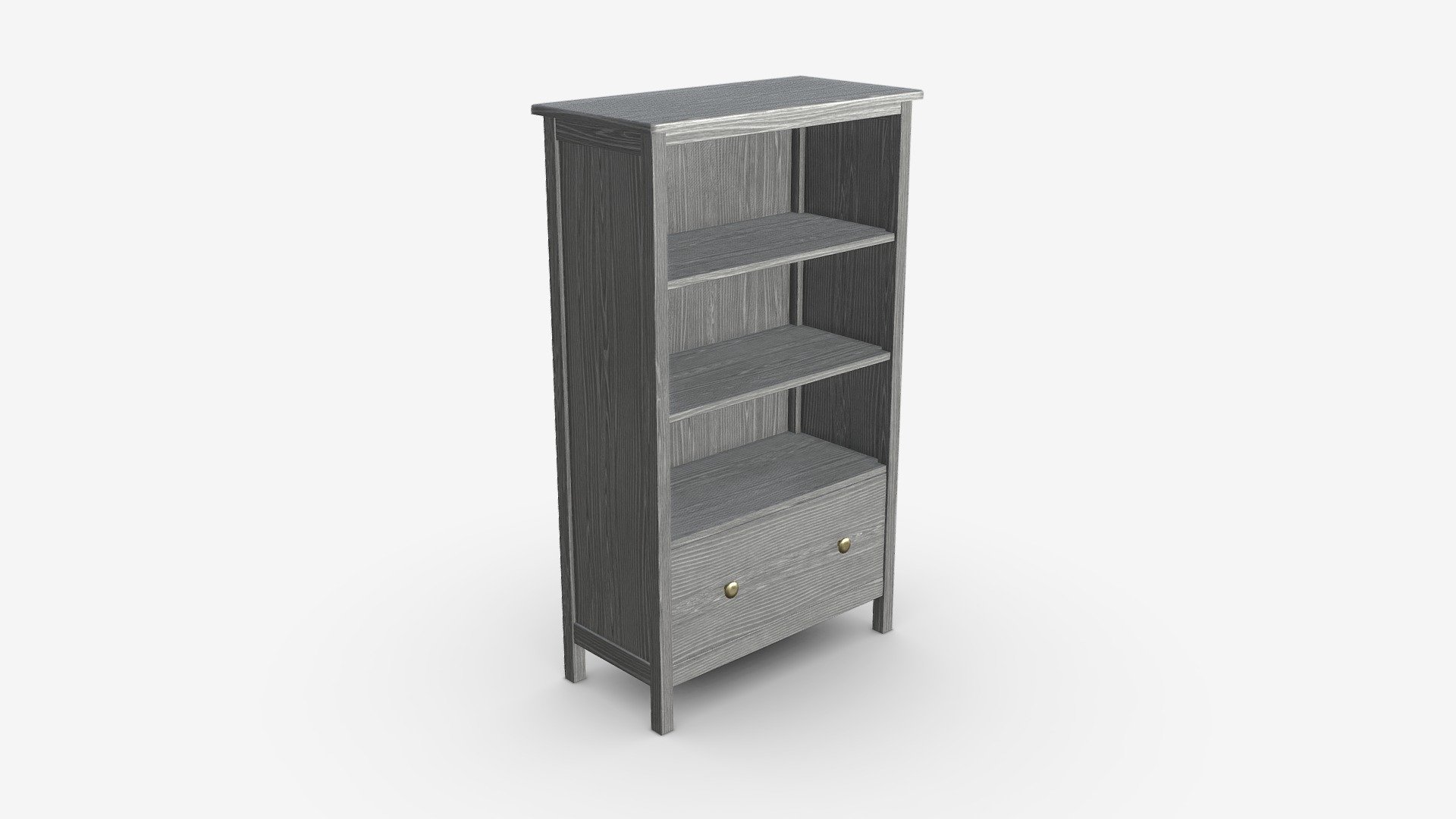 Pottery Barn Kendall Bookcase Tall Buy Royalty Free 3D model by HQ3DMOD (AivisAstics