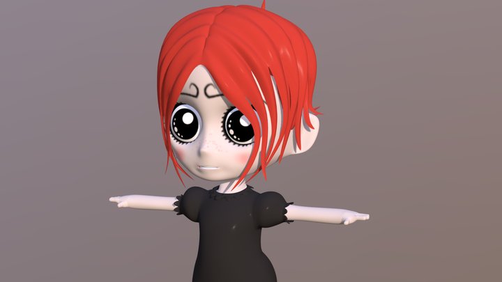 Ruby Gloom 3D #2 3D Model