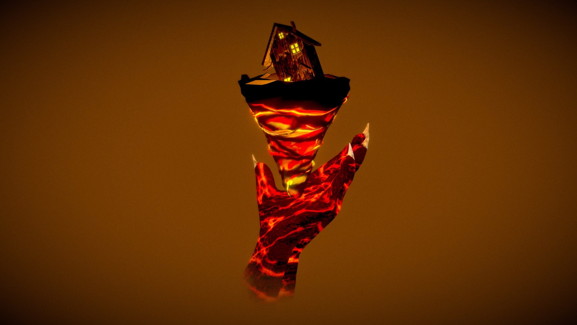 Demon Diorama - 3D model by Frankie23 [afbf2d0] - Sketchfab