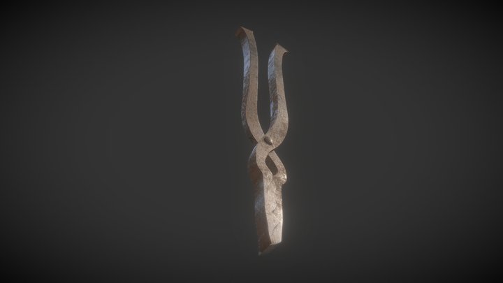 Old rusty tool 3D Model