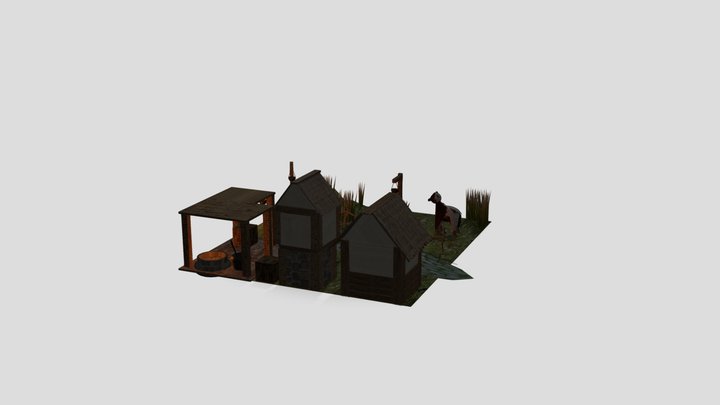 Medieval Path 3D Model