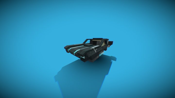 Techno car 3D Model