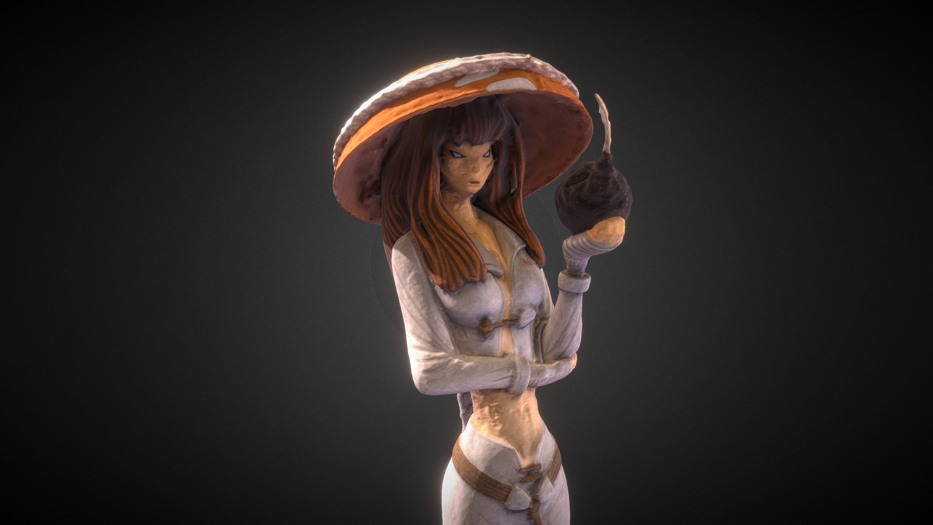 Anita Bomba Figurine 3D scann