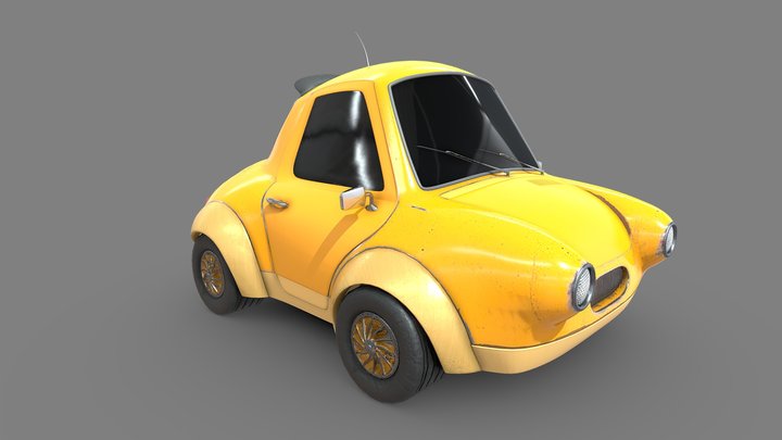 Car Stilyzed 3D Model