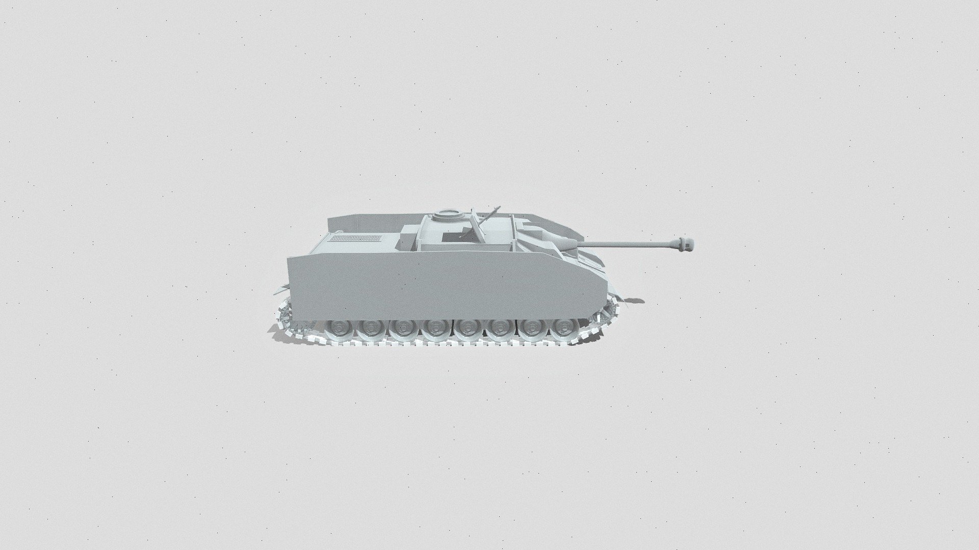 Stug Iv Ww2 Tank Destroyer Basic Download Free 3d Model By Dare Flash77 [afc148d] Sketchfab