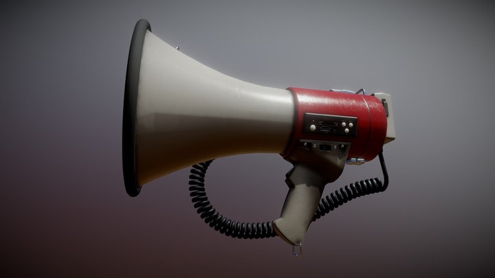 Megaphone 3D Model