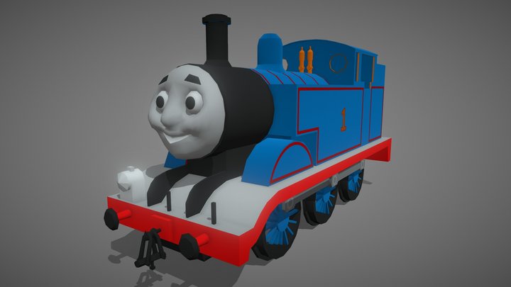 Thomas the Tank Engine 3D Model
