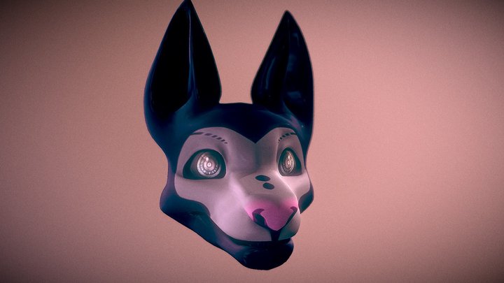 Furry head 3D Model