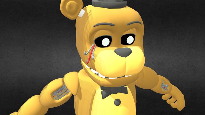 Old Golden Freddy wip – Modello 3D gratuito STL
