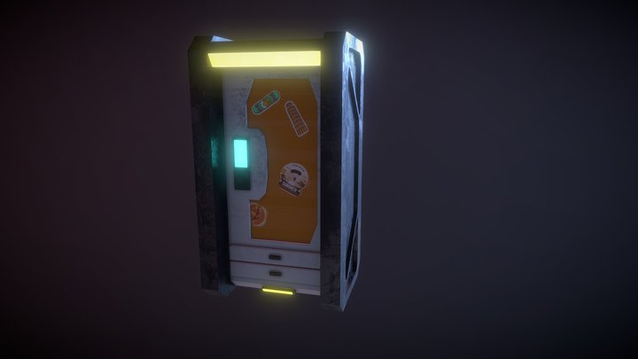 Gun cabinet 3D Model