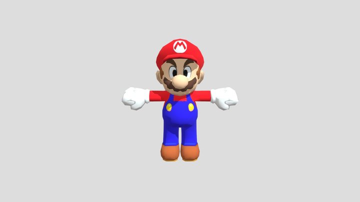 Mario & Luigi Dream Team - Mario 3D Model