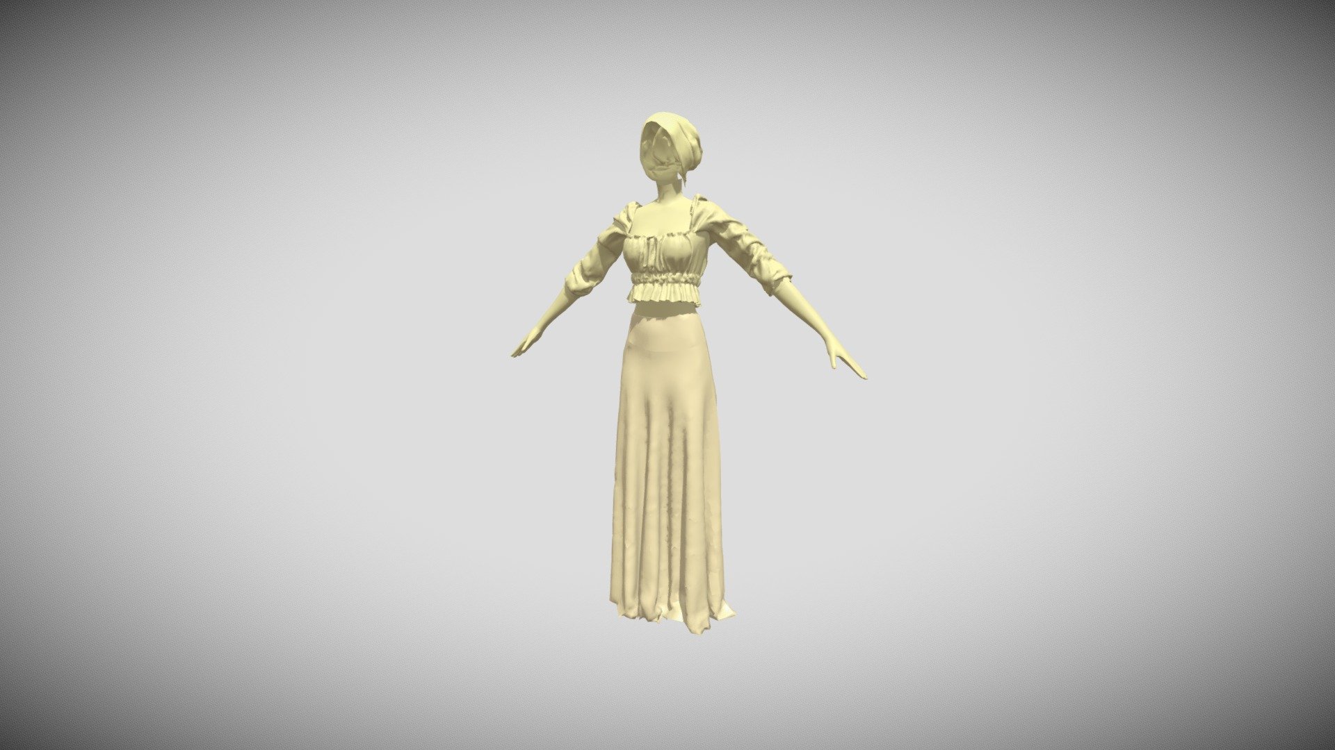 MedievalOutfit_F - Download Free 3D model by SimaFans [afc92c1] - Sketchfab