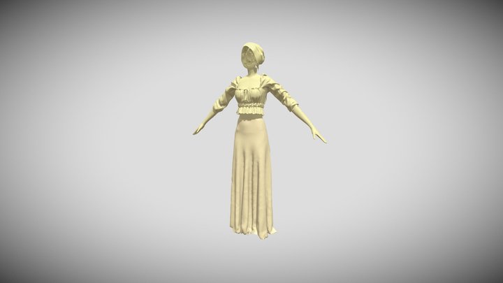 MedievalOutfit_F 3D Model