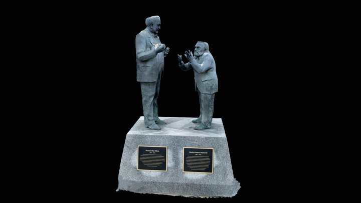 Steinmetz-Edison Sculpture — Scan 2 3D Model