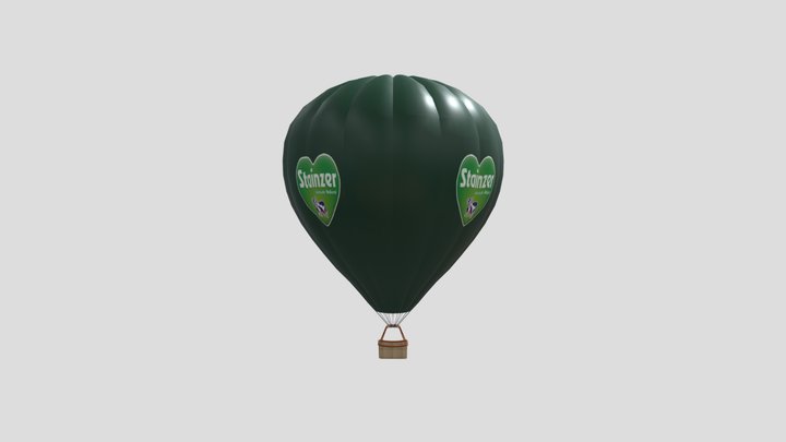 hot air balloon „Stainzer Molkerei" 3D Model