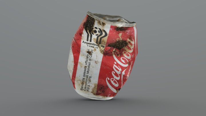 1978 - Coca cola dei mondiali dell'Argentina 3D Model