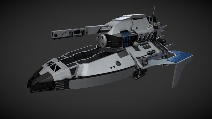 Space ship 3D Model