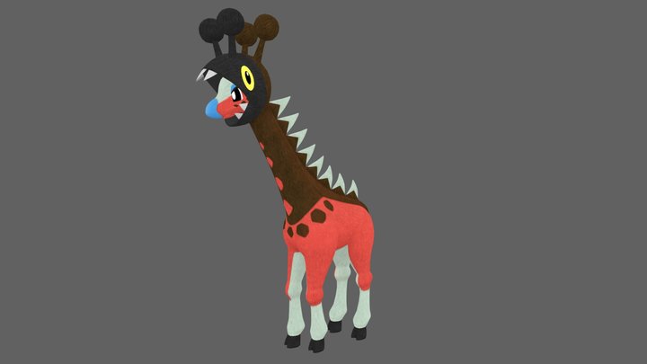 Shiny Farigiraf – Modello 3D gratuito STL