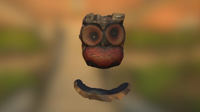 Owl Carving 3D Model