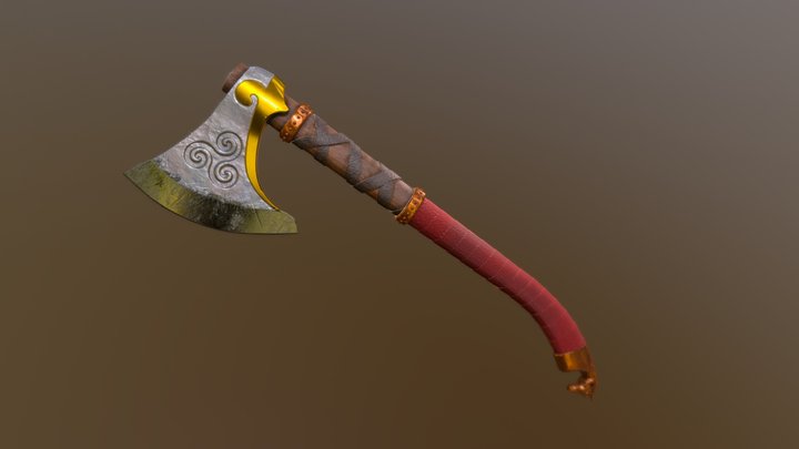 Axe of rider, alpha 3D Model