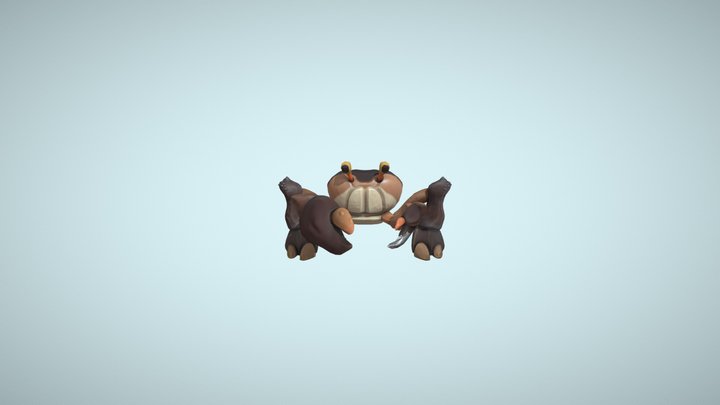 Crab Idle 3D Model