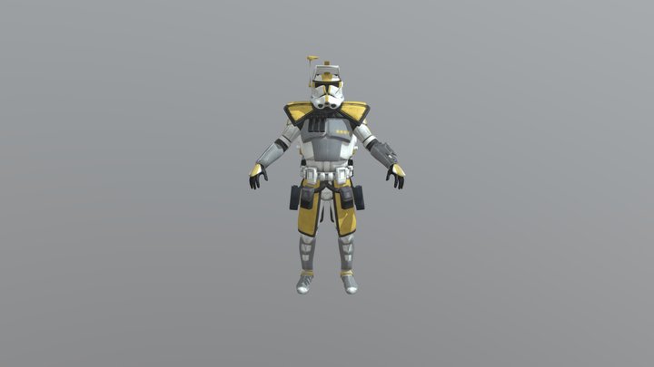 ARC Trooper Commander 3D Model