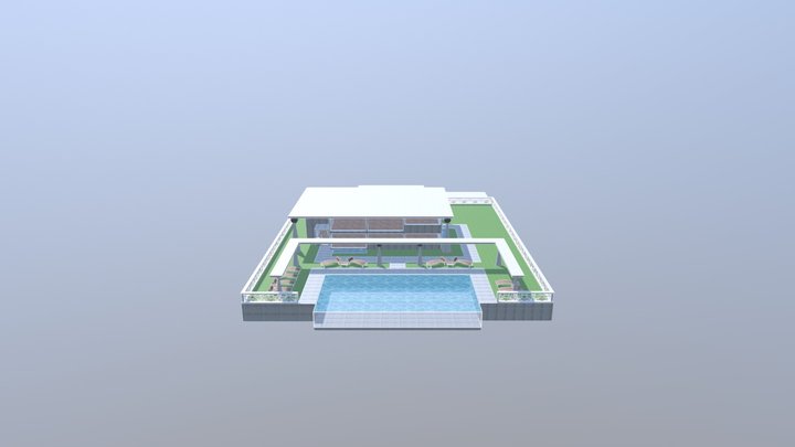 Modern House 2 3D Model