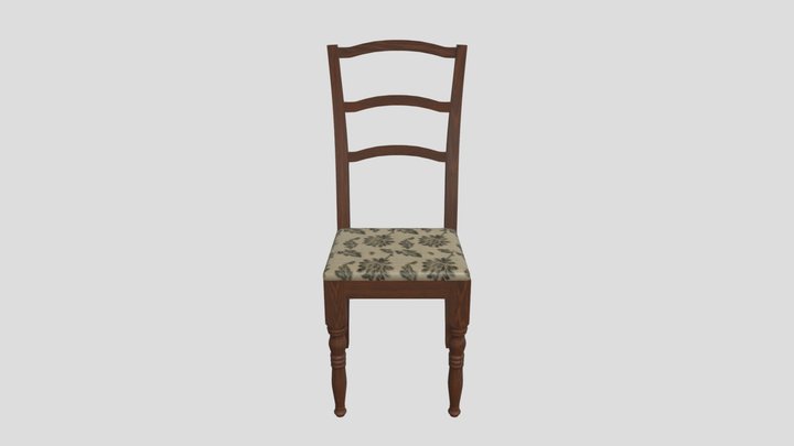 Victorian dining chair 3D Model