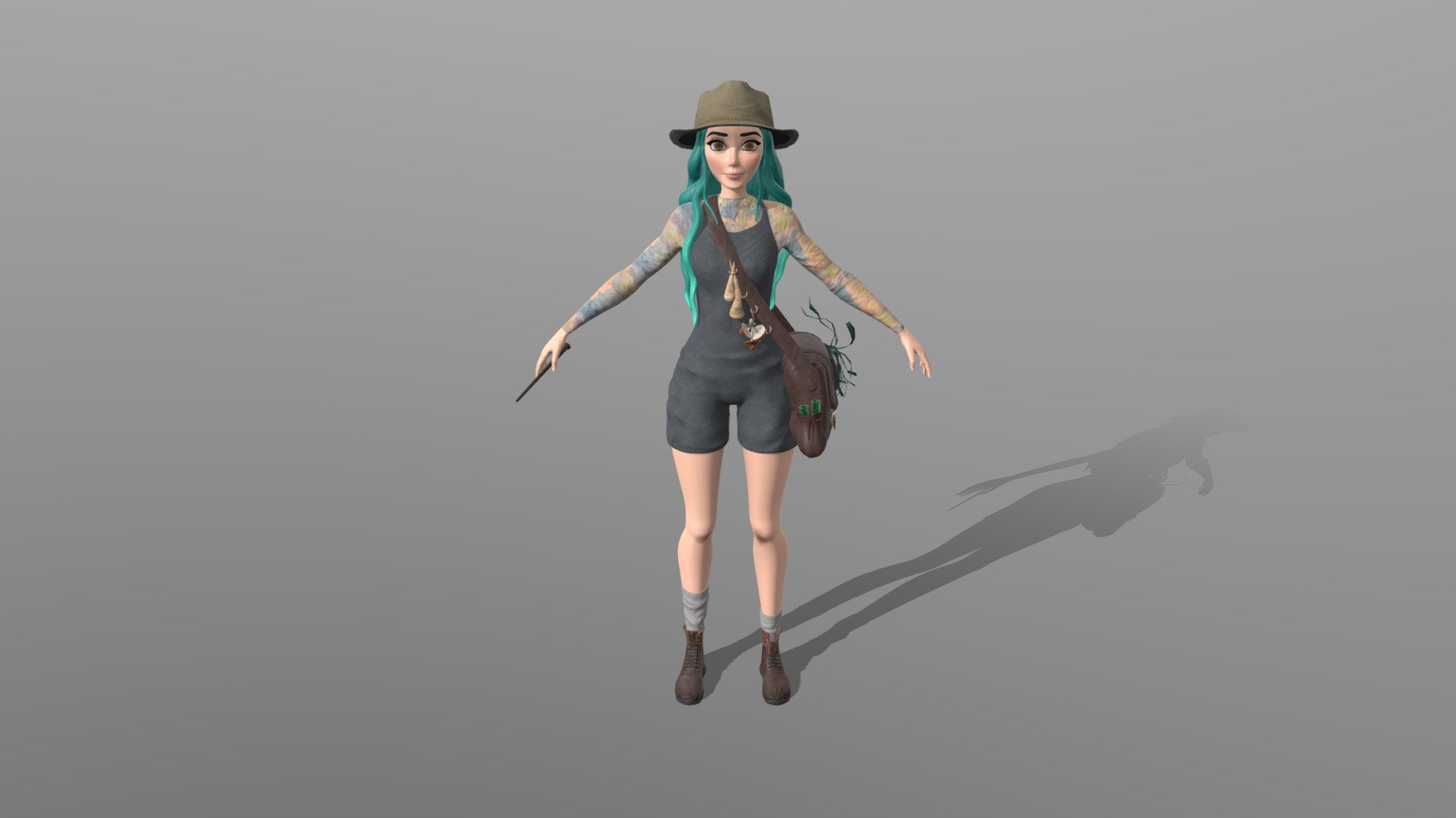 Nola - Stylised Witch Character