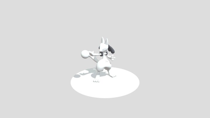 Lucario 3D Model