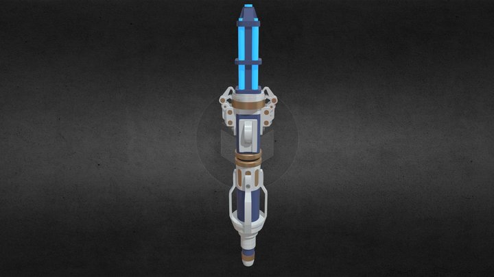 12th doctor's sonic screwdriver 3D Model