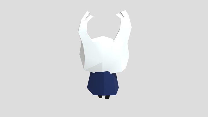 Low poly hollow knight 3D Model