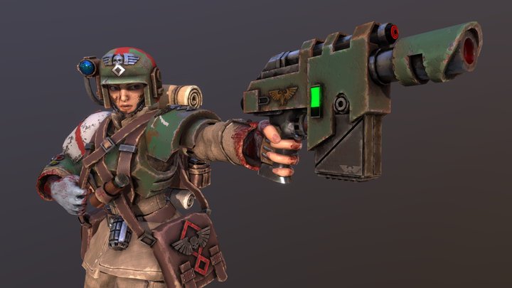 Cadian Medic 3D Model